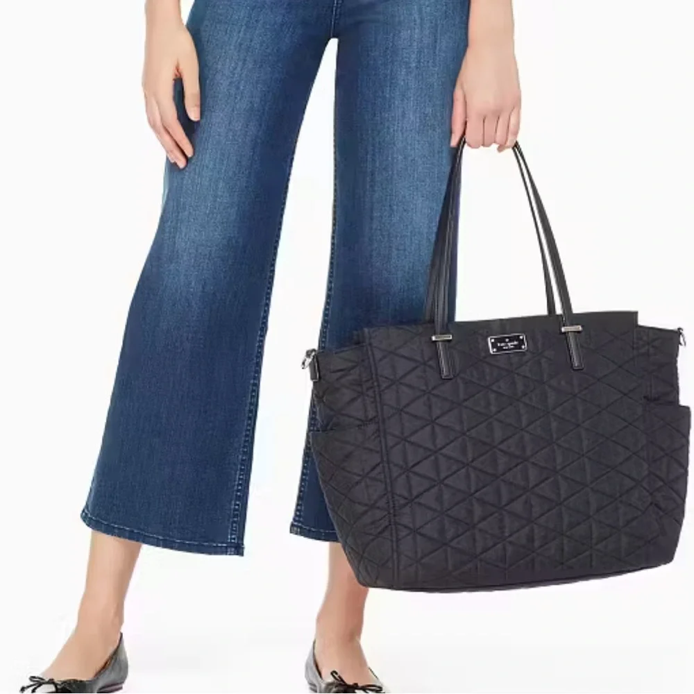 Kate Spade Quilted Kaylie Black Baby Bag
